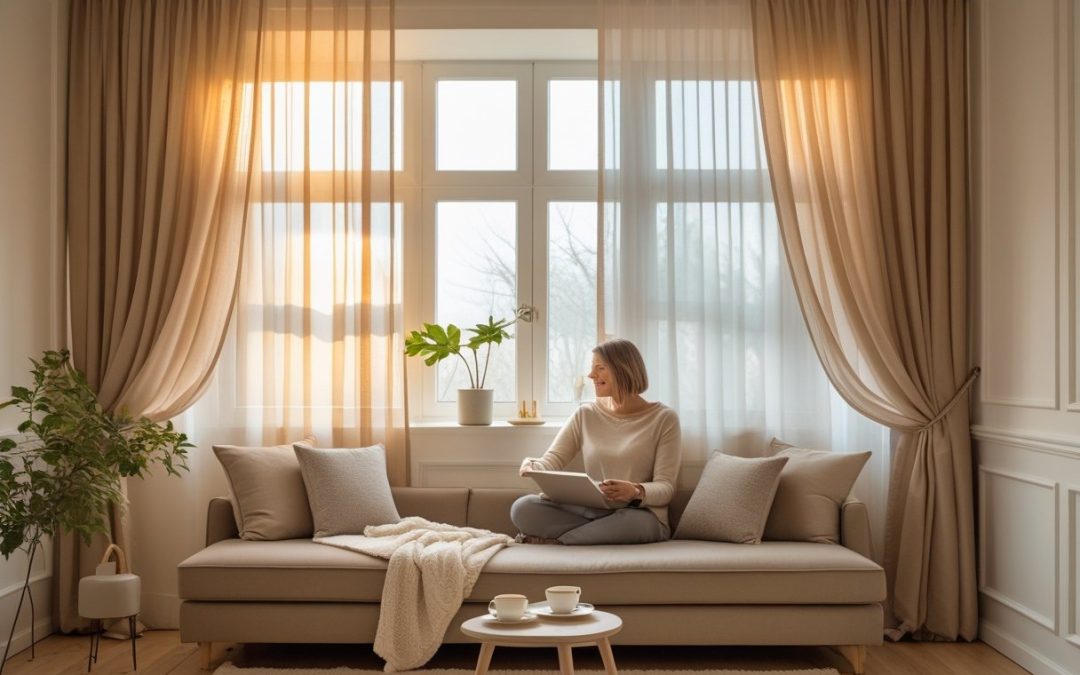 Sådan skaber du en hyggelig atmosfære med gardiner og sofabænke til hjemmet